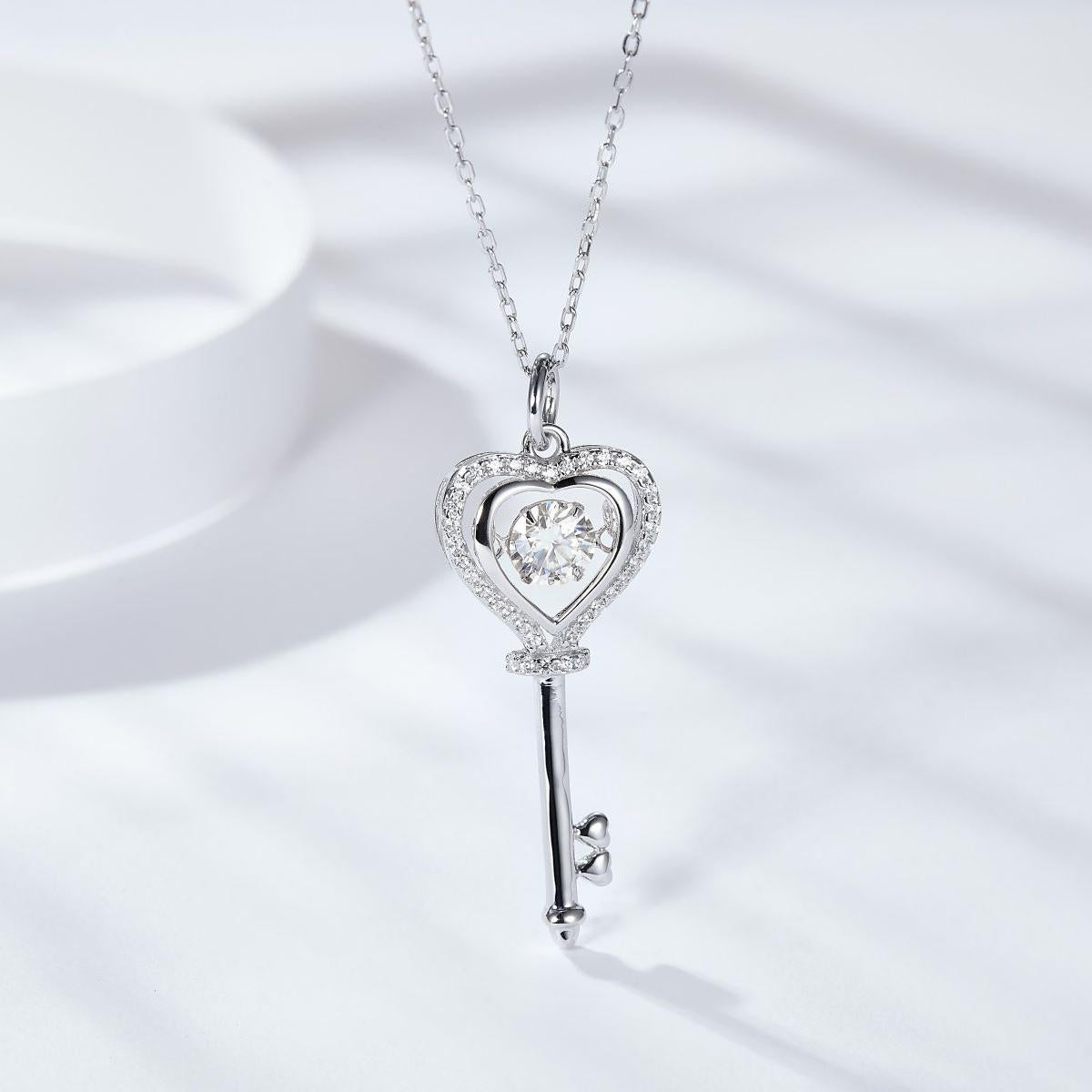 Coretta Key Pendant Necklace