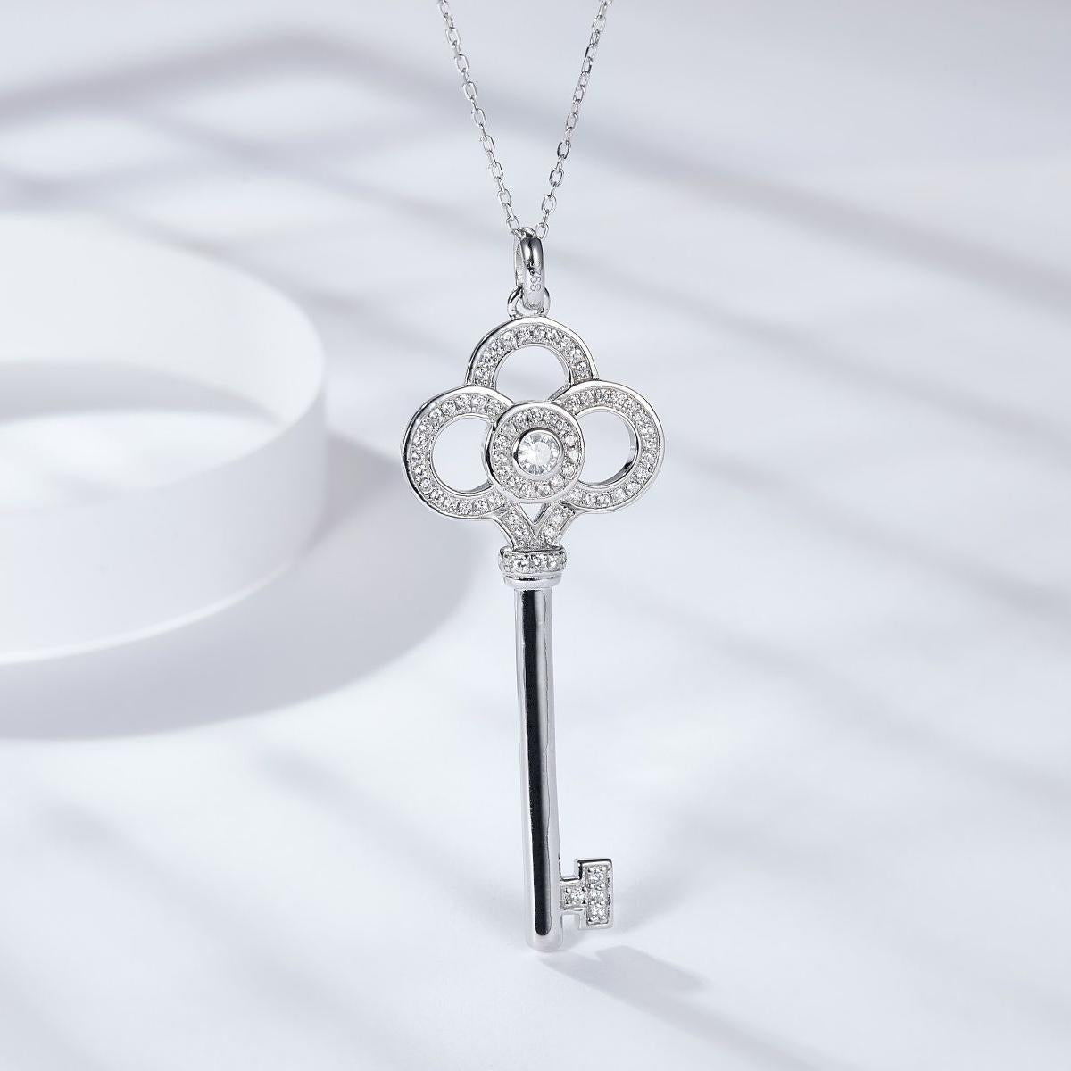 Lydia Key Pendant Necklace